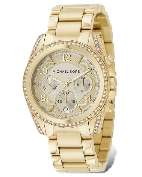 michael kors bone colored watch|Michael Kors gold watches men.